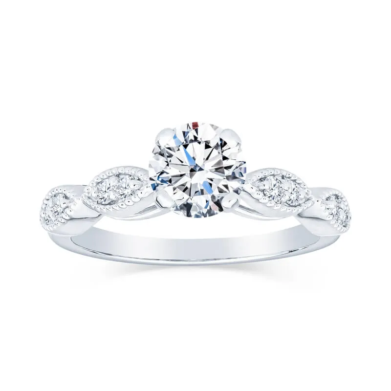 Marquis Vintage Style Diamond Band