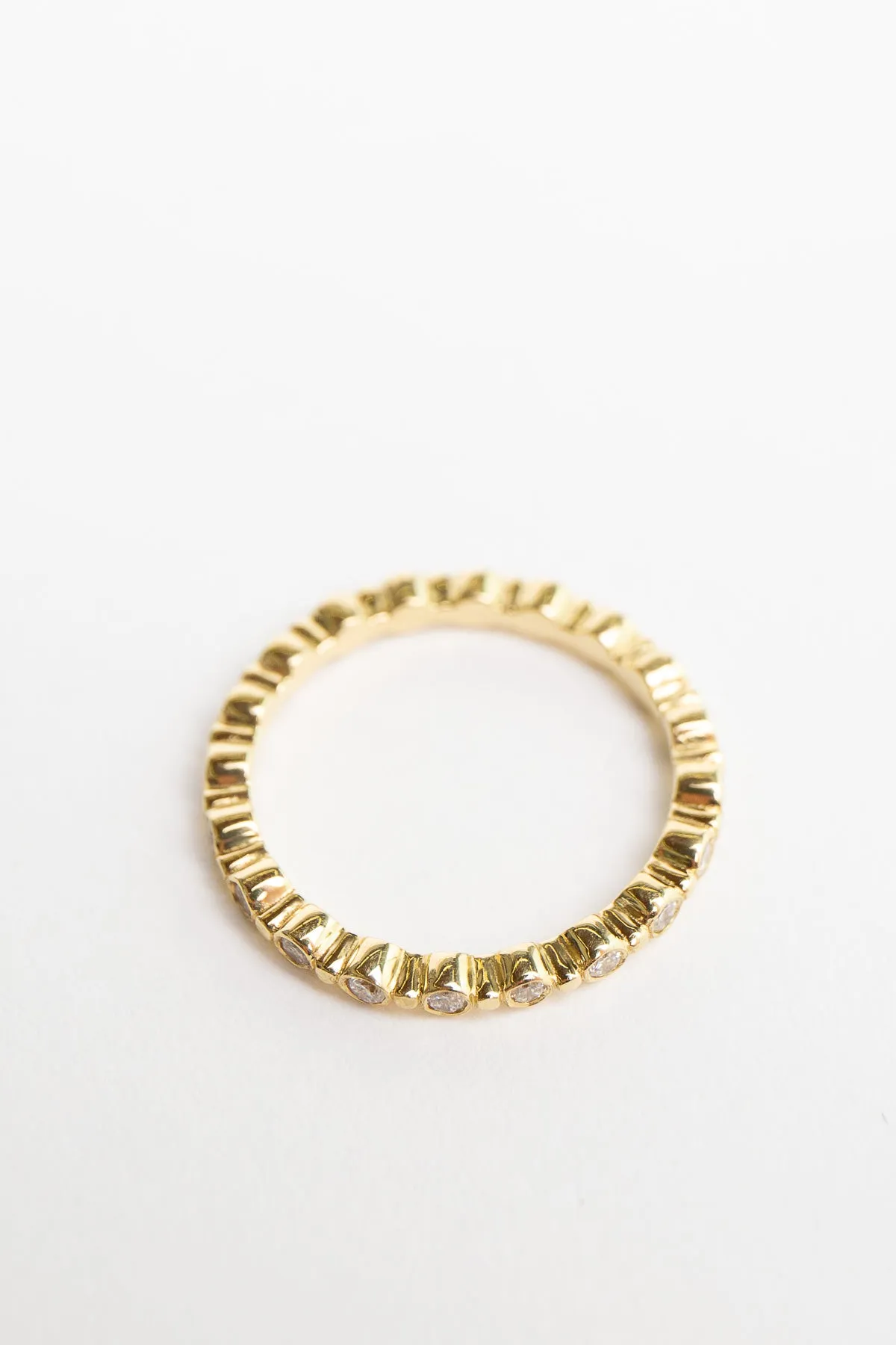 MAUD JEWELRY | 18K GOLD 30 DIAMOND STACK RING