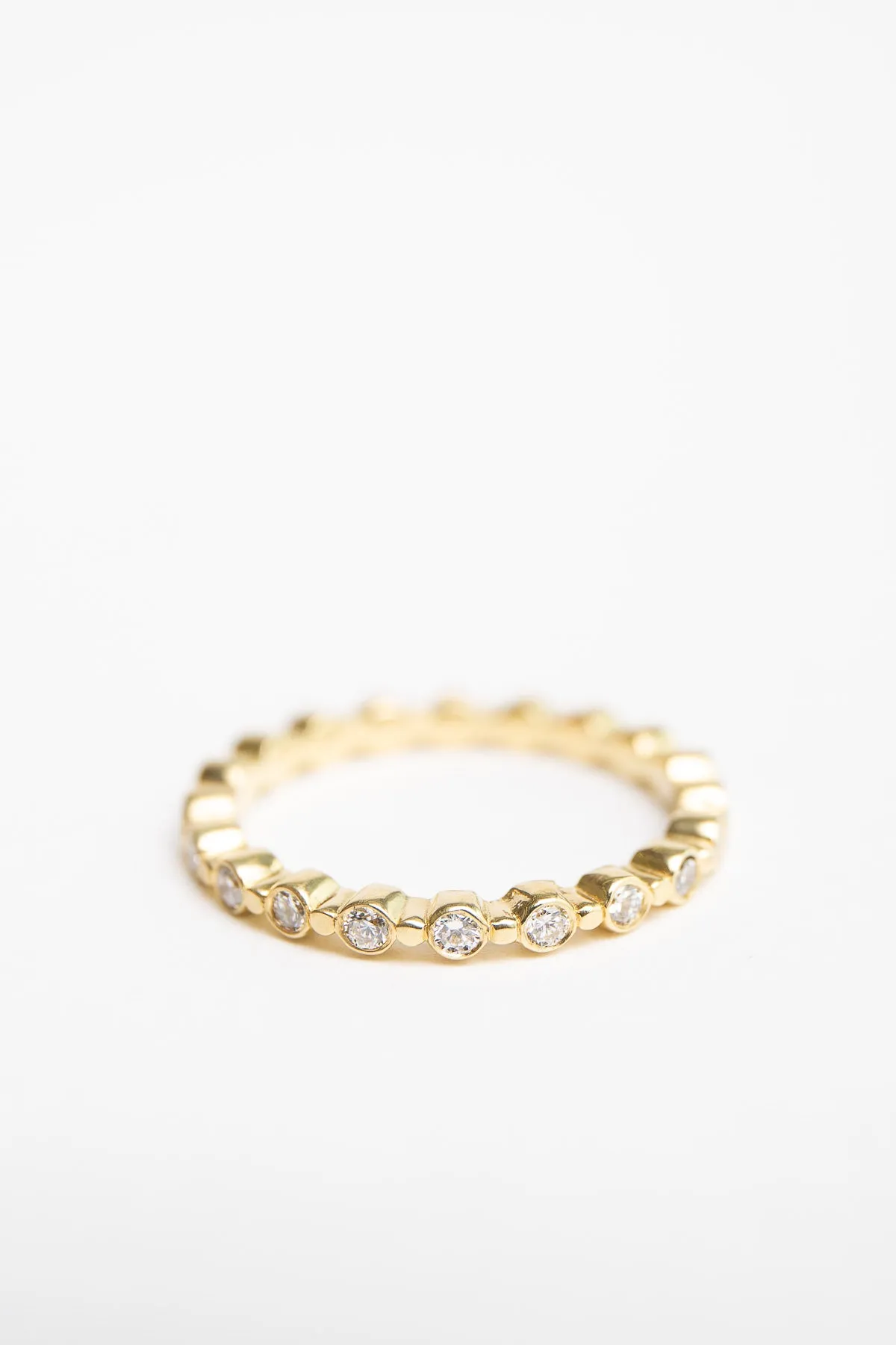 MAUD JEWELRY | 18K GOLD 30 DIAMOND STACK RING