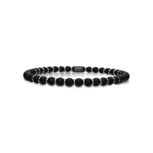Men's Sfera Black Matte Ceramic Bracelet