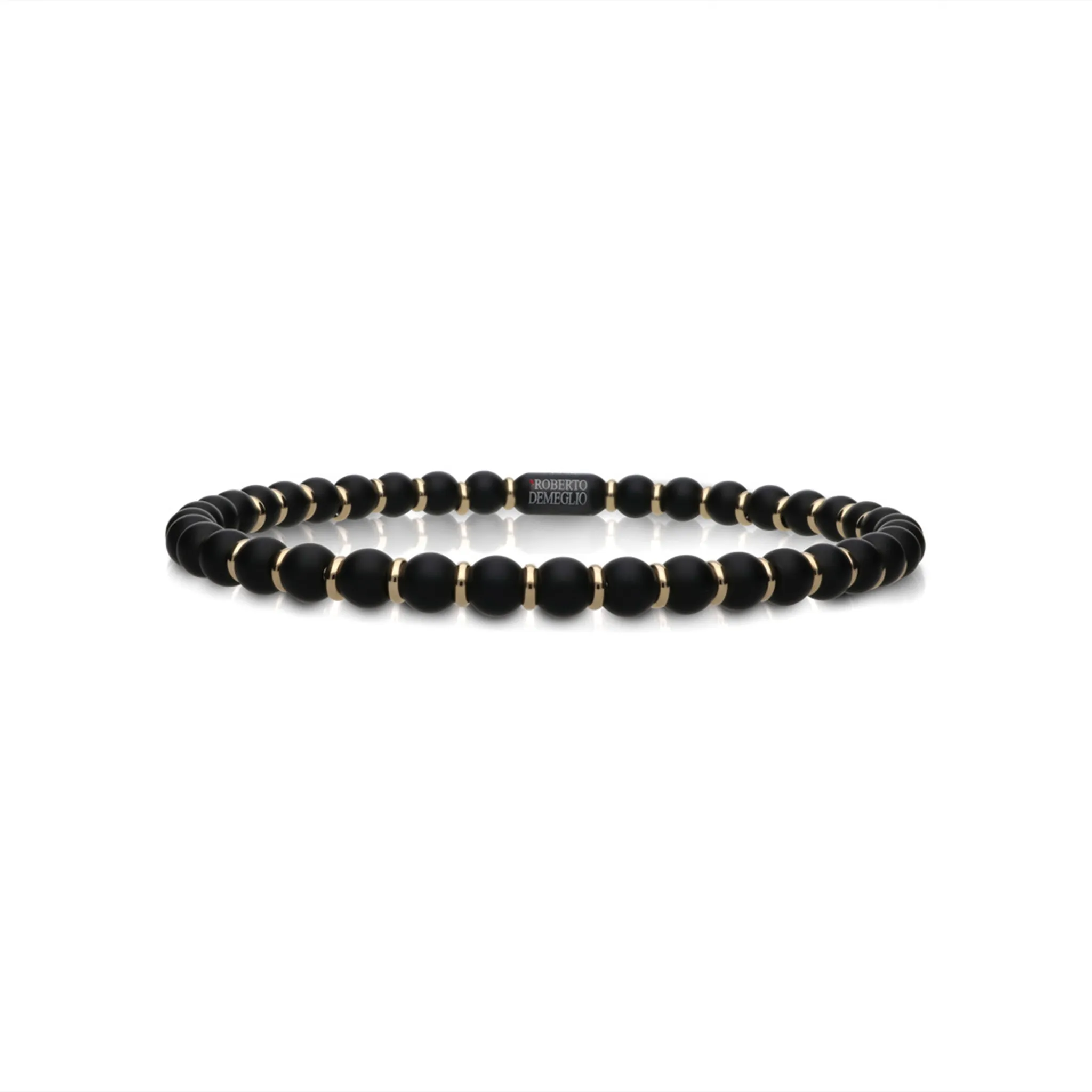 Men's Sfera Black Matte Ceramic Bracelet
