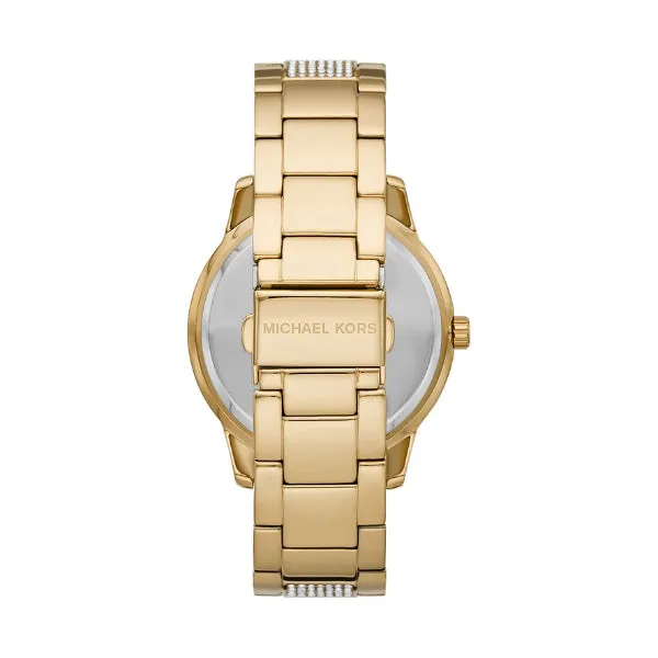Michael Kors Tibby Gold Stainless Steel Gold Dial Quartz Watch for Ladies - MK-7292