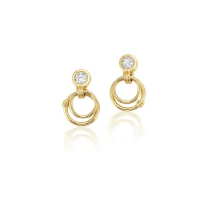 Mini Diamond Orbit Earrings