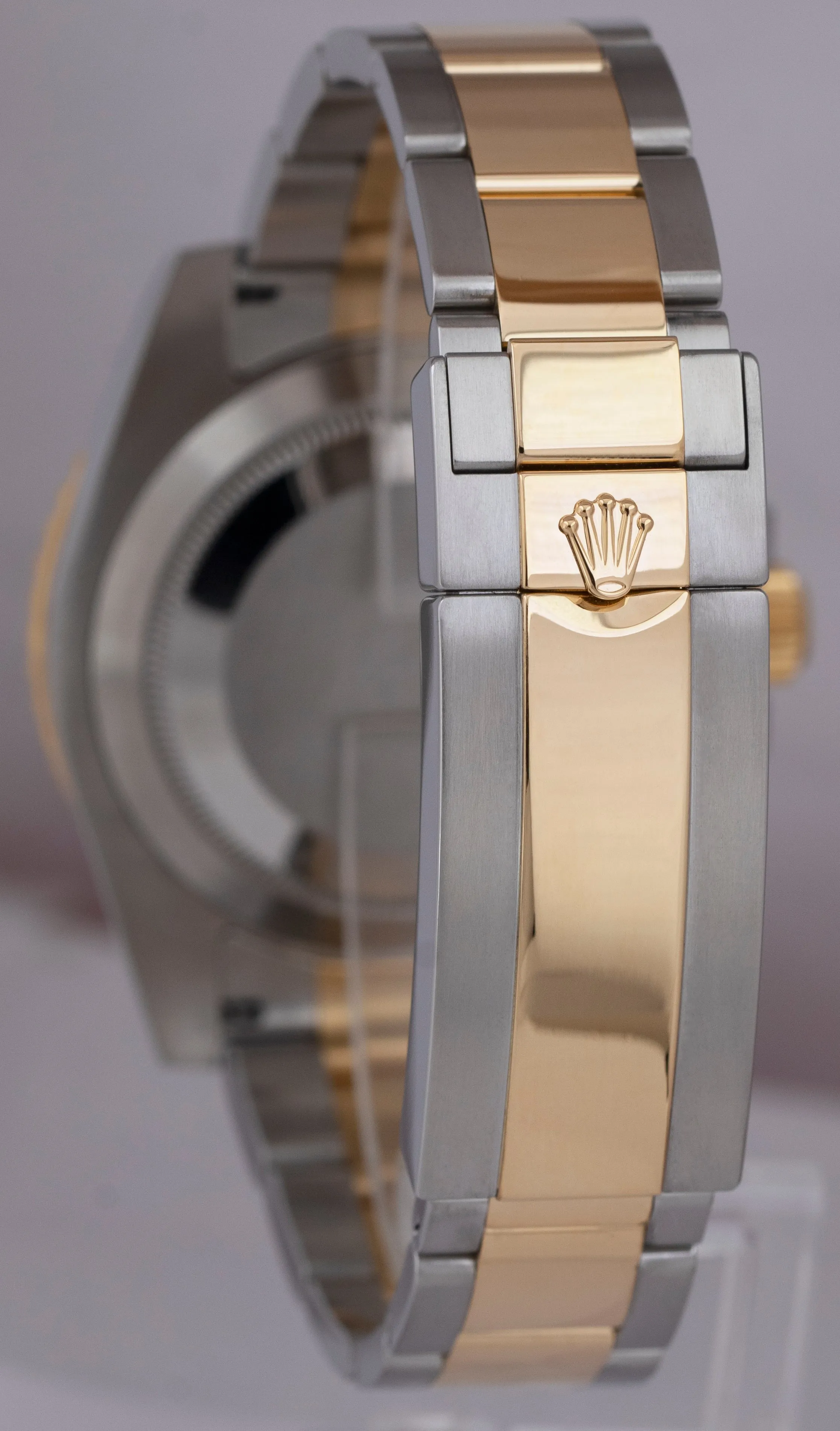 MINT 2015 Rolex Submariner Date Ceramic Two-Tone Gold Steel Blue Watch 116613 LB