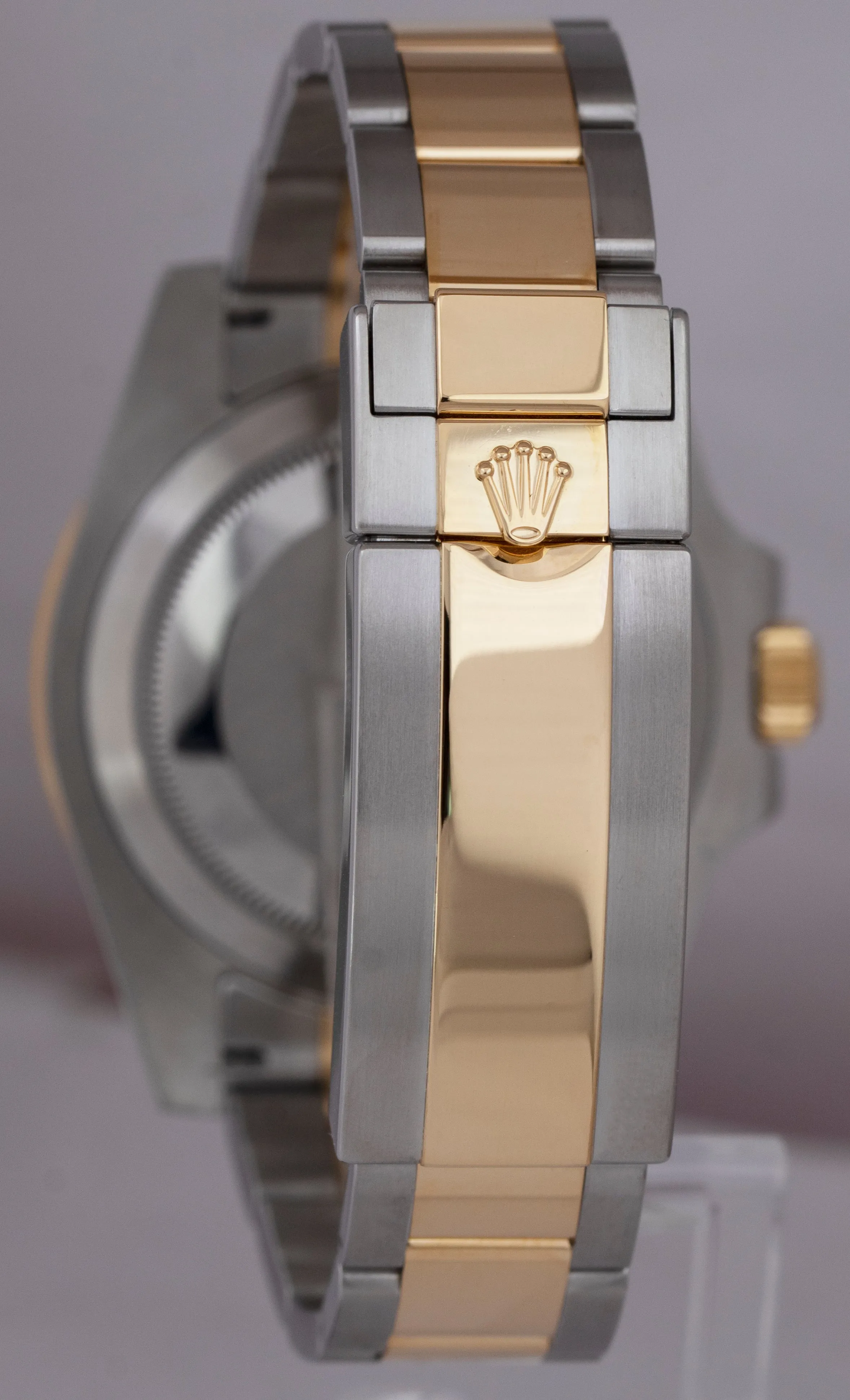 MINT Rolex Submariner Date Ceramic Two-Tone Stainless Gold Black Watch 116613 LN
