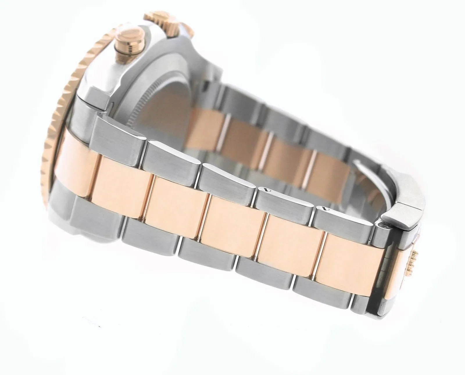 MINT Rolex Yacht-Master II 44mm Two-Tone Rose Gold Ceramic Watch 116681