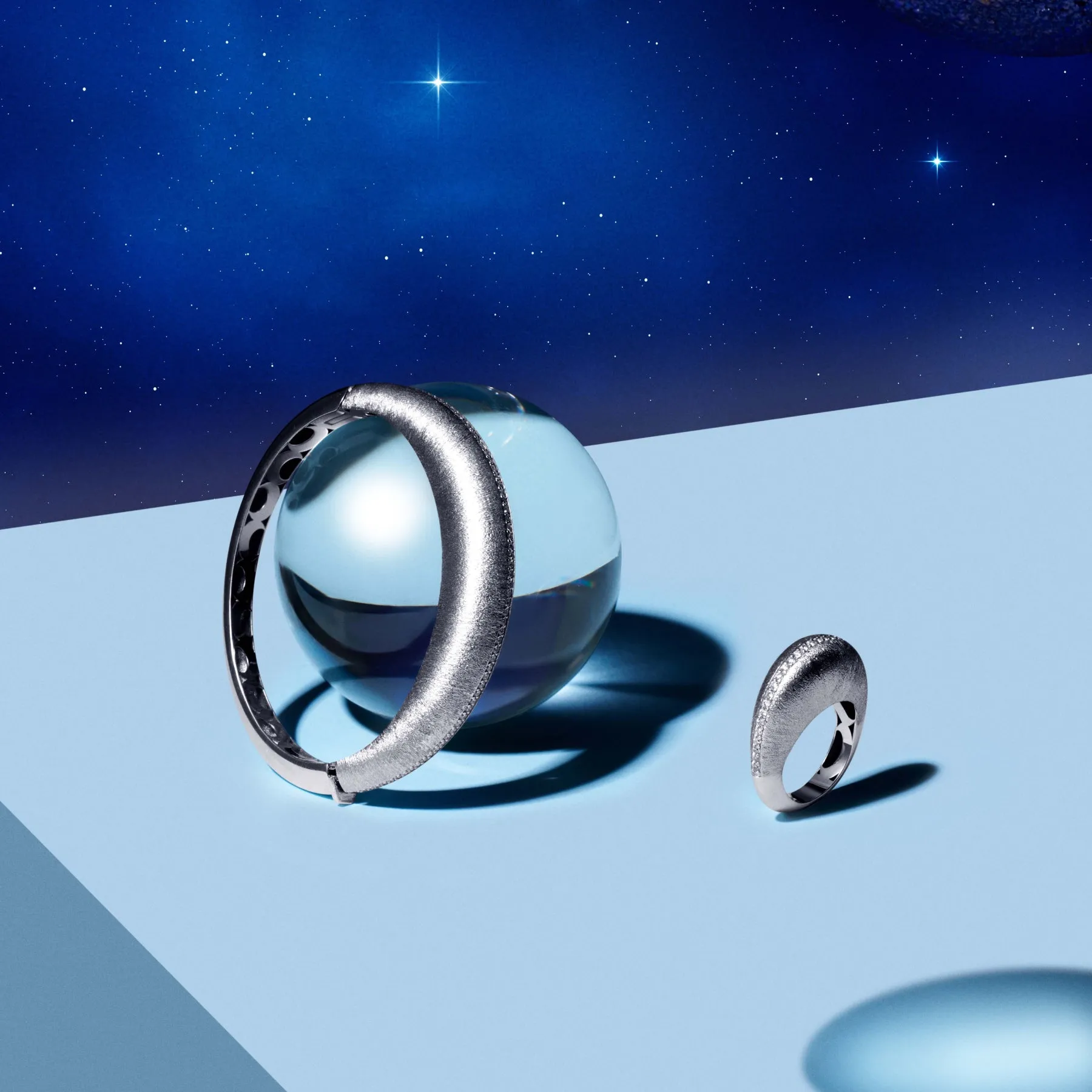 MOONBEAM WHITE GOLD BRACELET