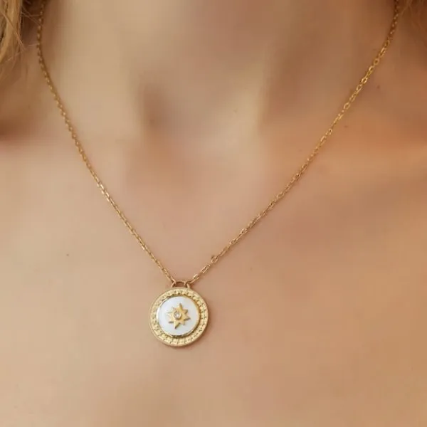 Mother of Pearl Star Pendant