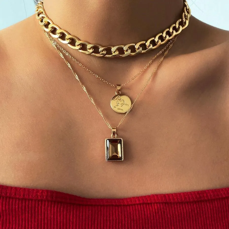Multi Layered Pearl Choker