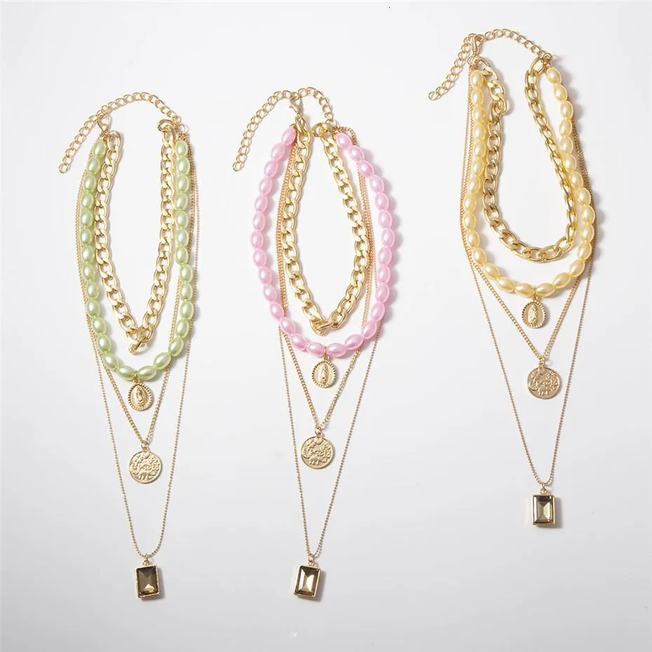 Multi Layered Pearl Choker