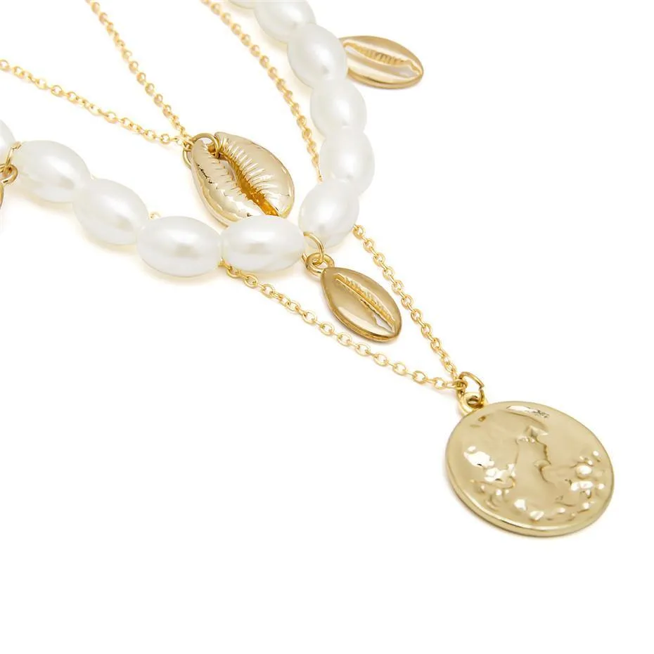 Multi Layered Pearl Choker