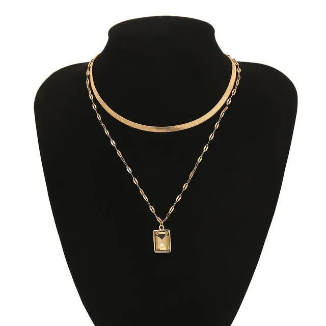 Multi Layered Pearl Choker
