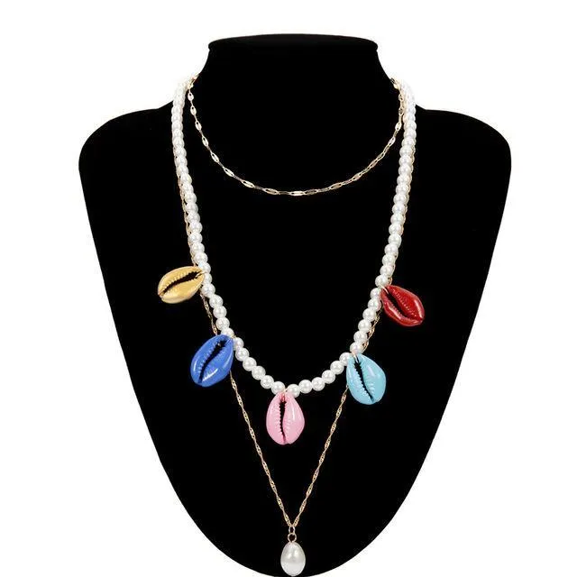 Multi Layered Pearl Choker