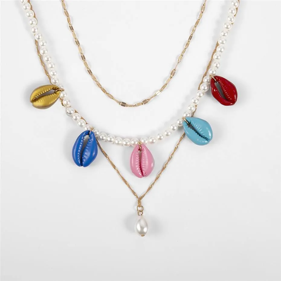Multi Layered Pearl Choker
