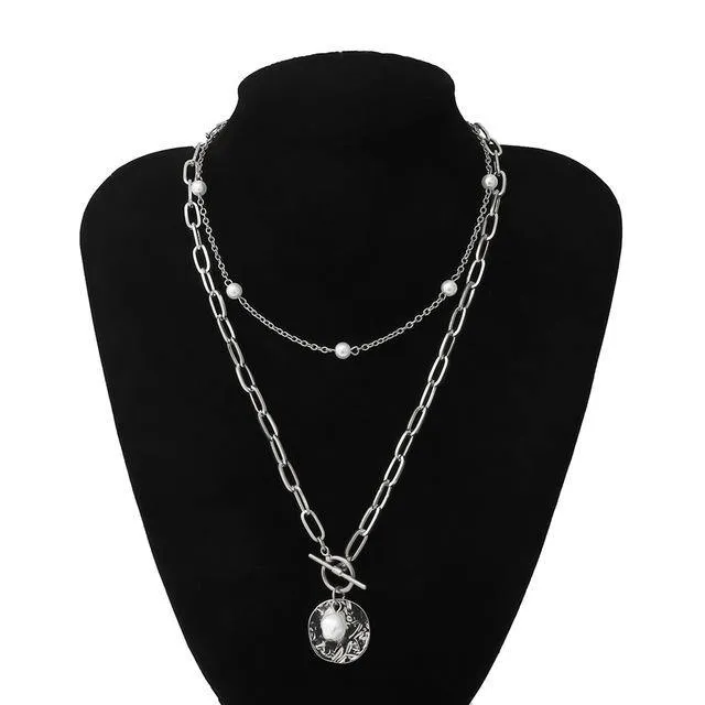 Multi Layered Pearl Choker