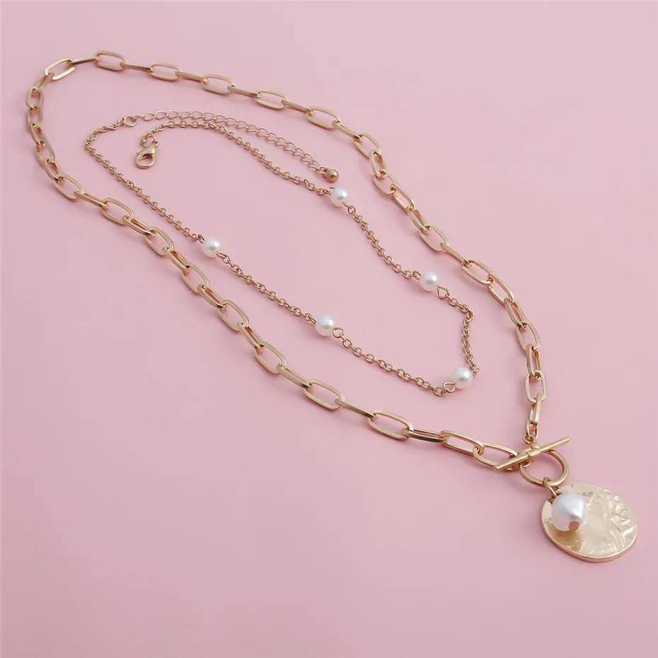 Multi Layered Pearl Choker