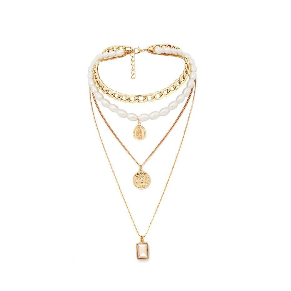 Multi Layered Pearl Choker