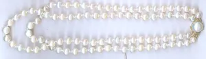 Neckbeads- Pearl Beads with Pearl Clasp  (1759C)