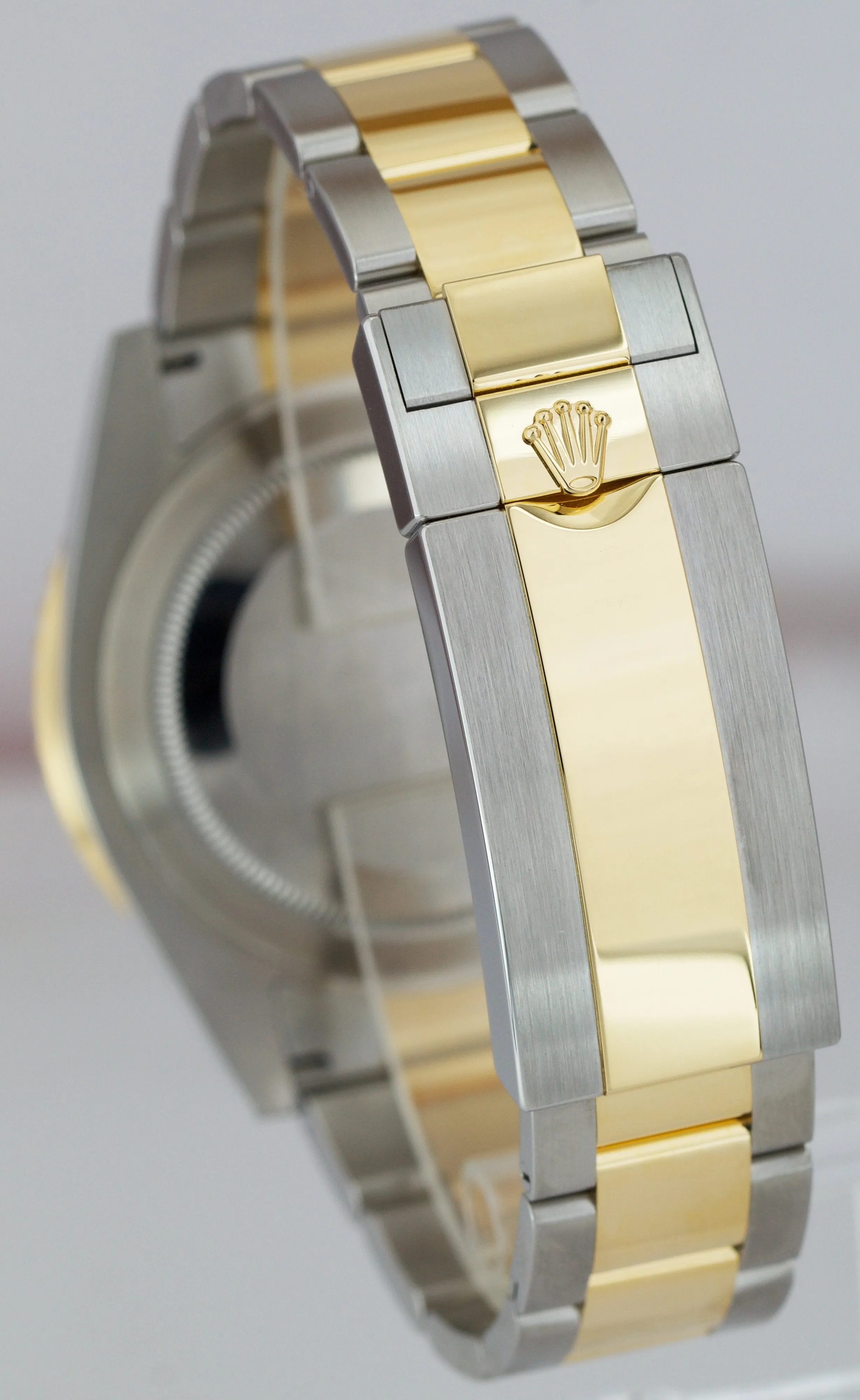NEW 2021 Rolex Submariner Date 41mm Ceramic Two-Tone Gold Blue Watch 126613 LB