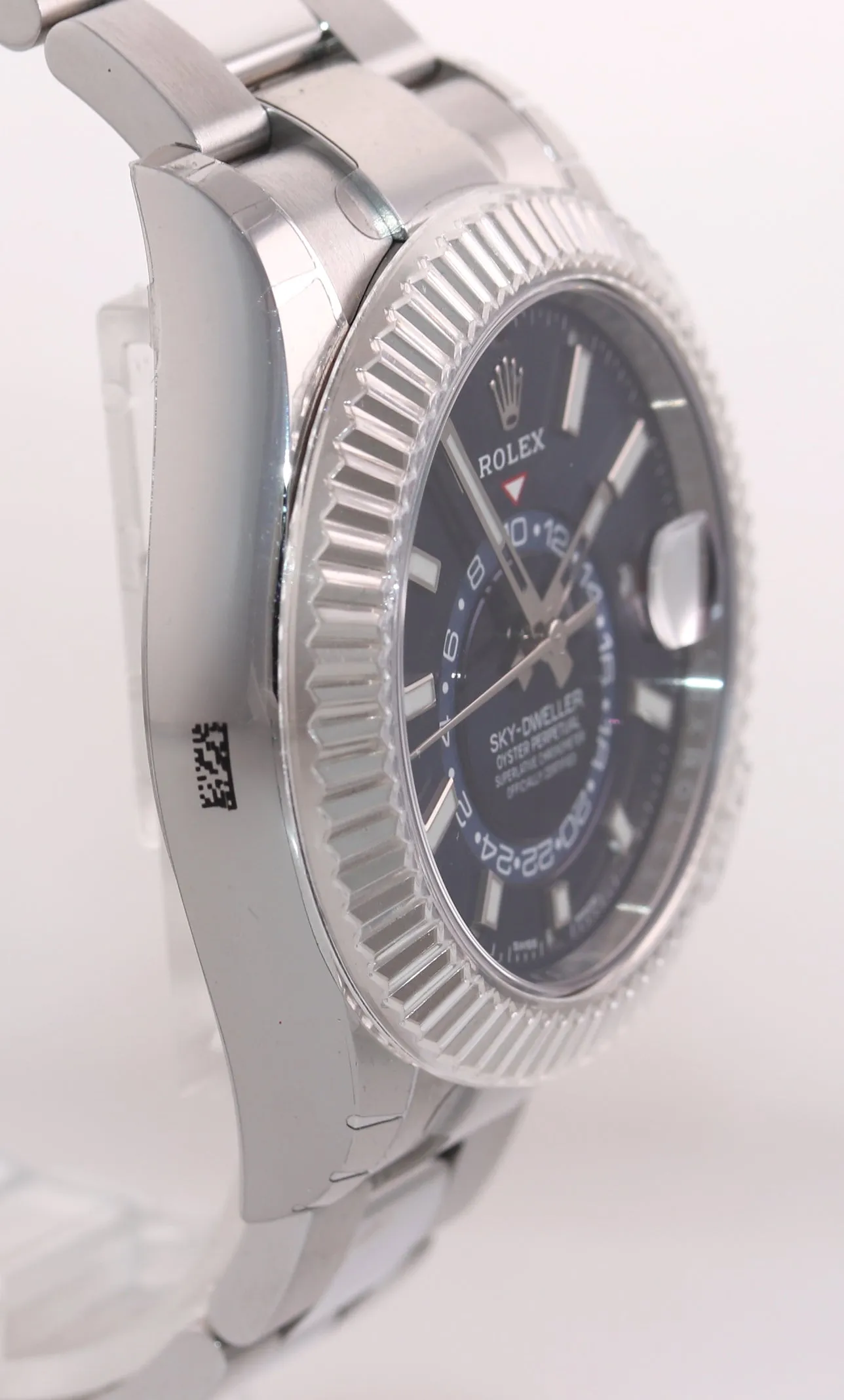 NEW NOVEMBER 2020 Rolex Blue Sky-Dweller White Gold 42mm 326934 Watch Box