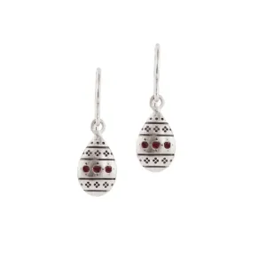 Nomad Drop Earrings with Ruby