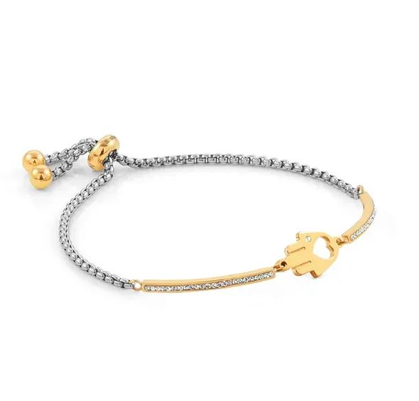Nomination Yellow Gold Milleluci Hand Of Fatima Bracelet