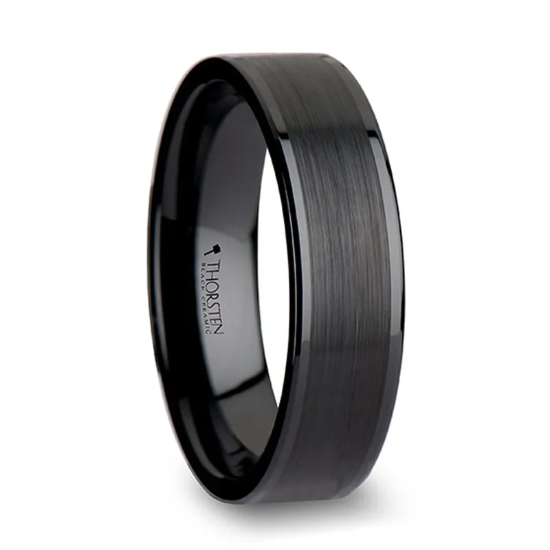 OCTAVIUS | Ceramic Ring Flat Black