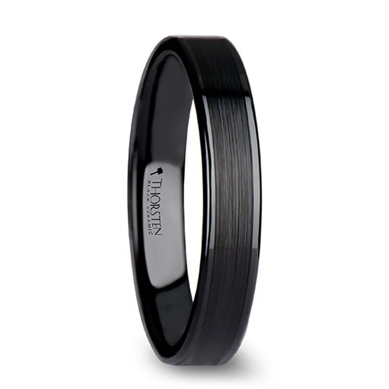OCTAVIUS | Ceramic Ring Flat Black
