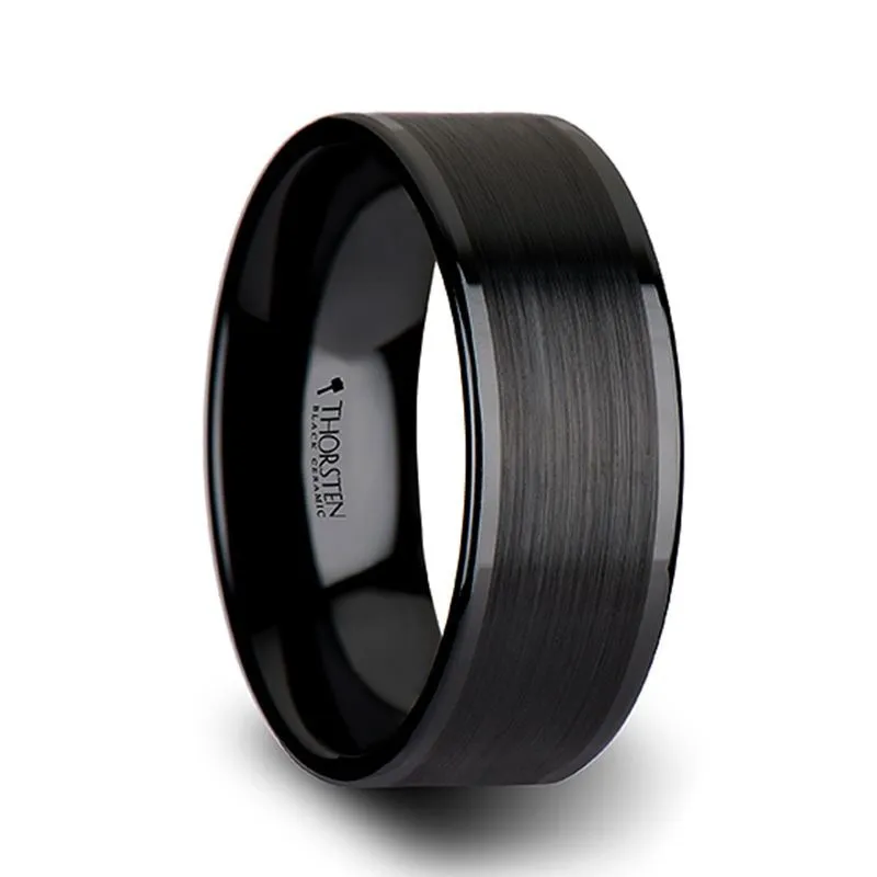 OCTAVIUS | Ceramic Ring Flat Black