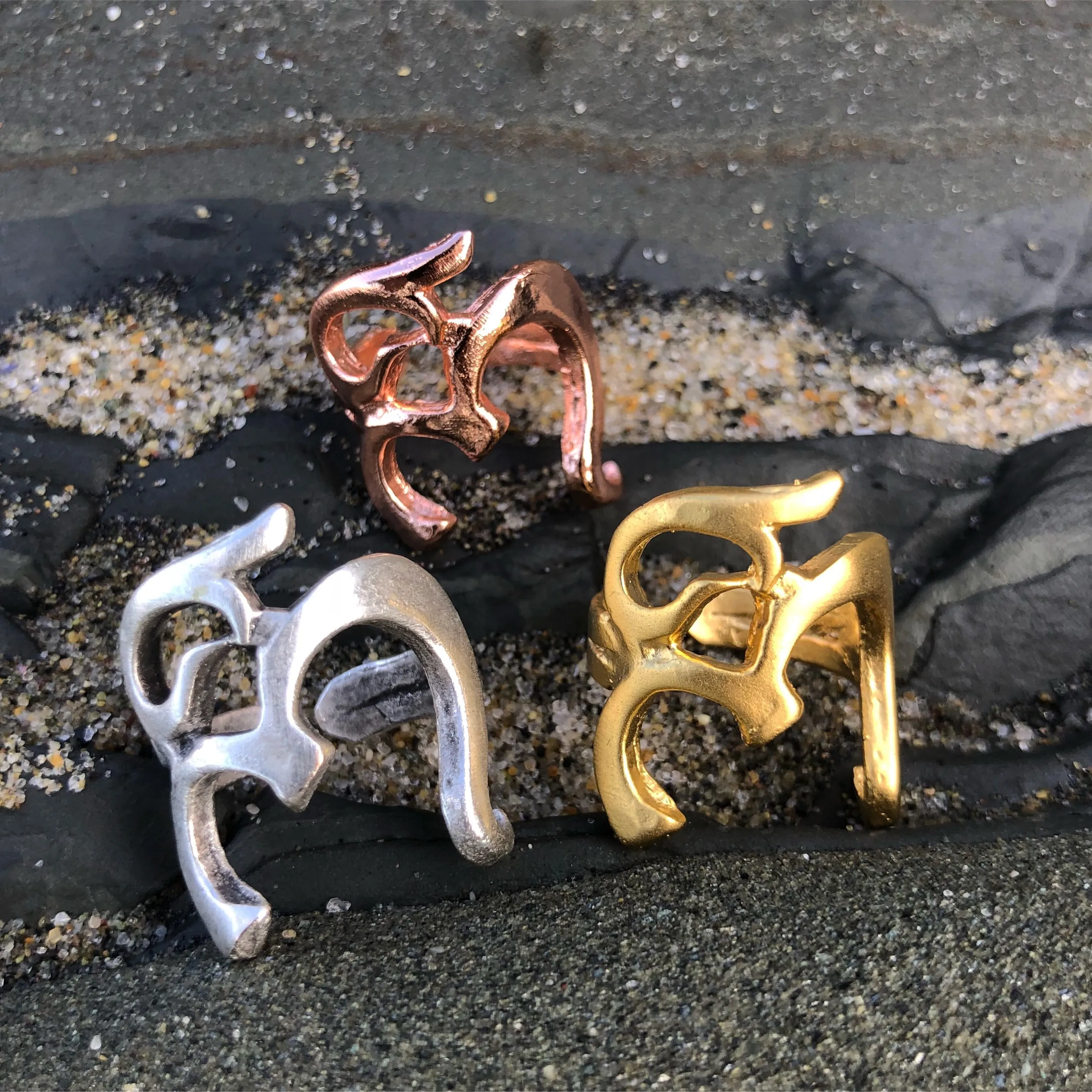 OM Symbol Adjustable Ring