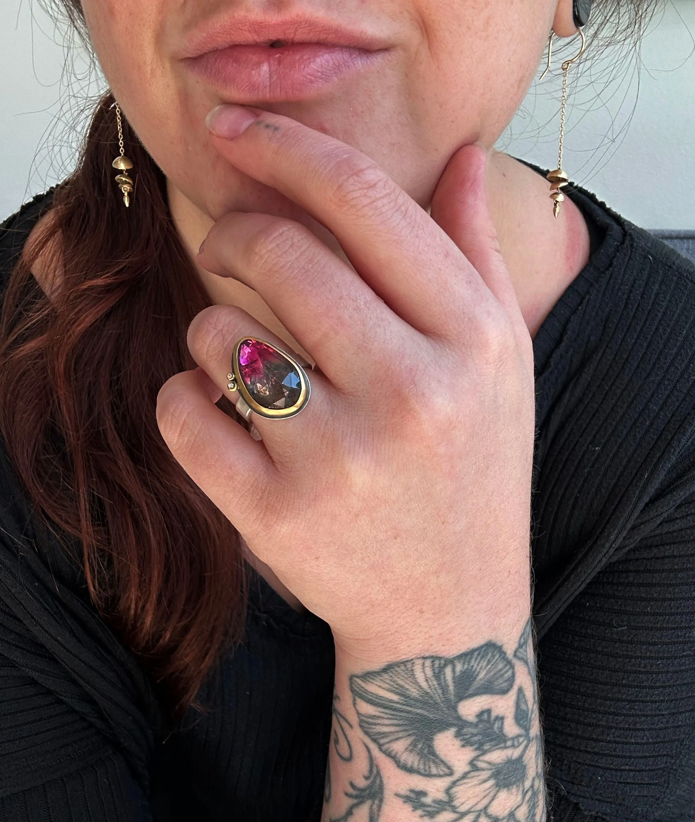 Ombre Tourmaline Ring