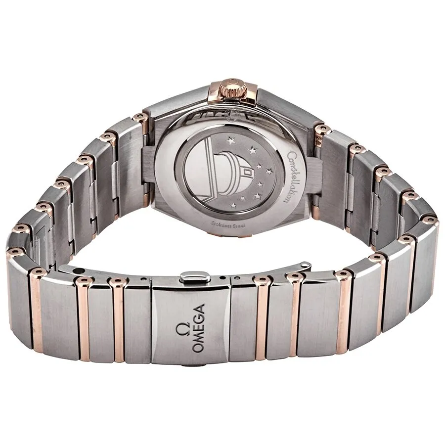 Omega Constellation Manhattan Quartz Diamond Silver Dial Ladies Watch 131.25.28.60.52.001