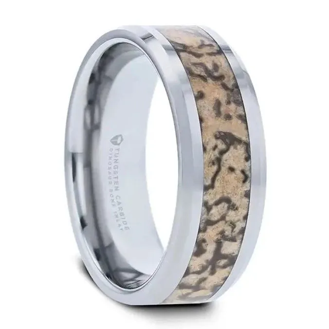 Ordovician Tungsten & Dinosaur Bone Band