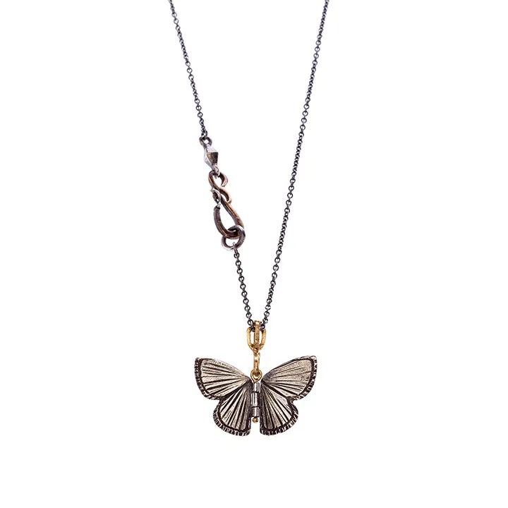 Palos Verde Blue Butterfly Pendant