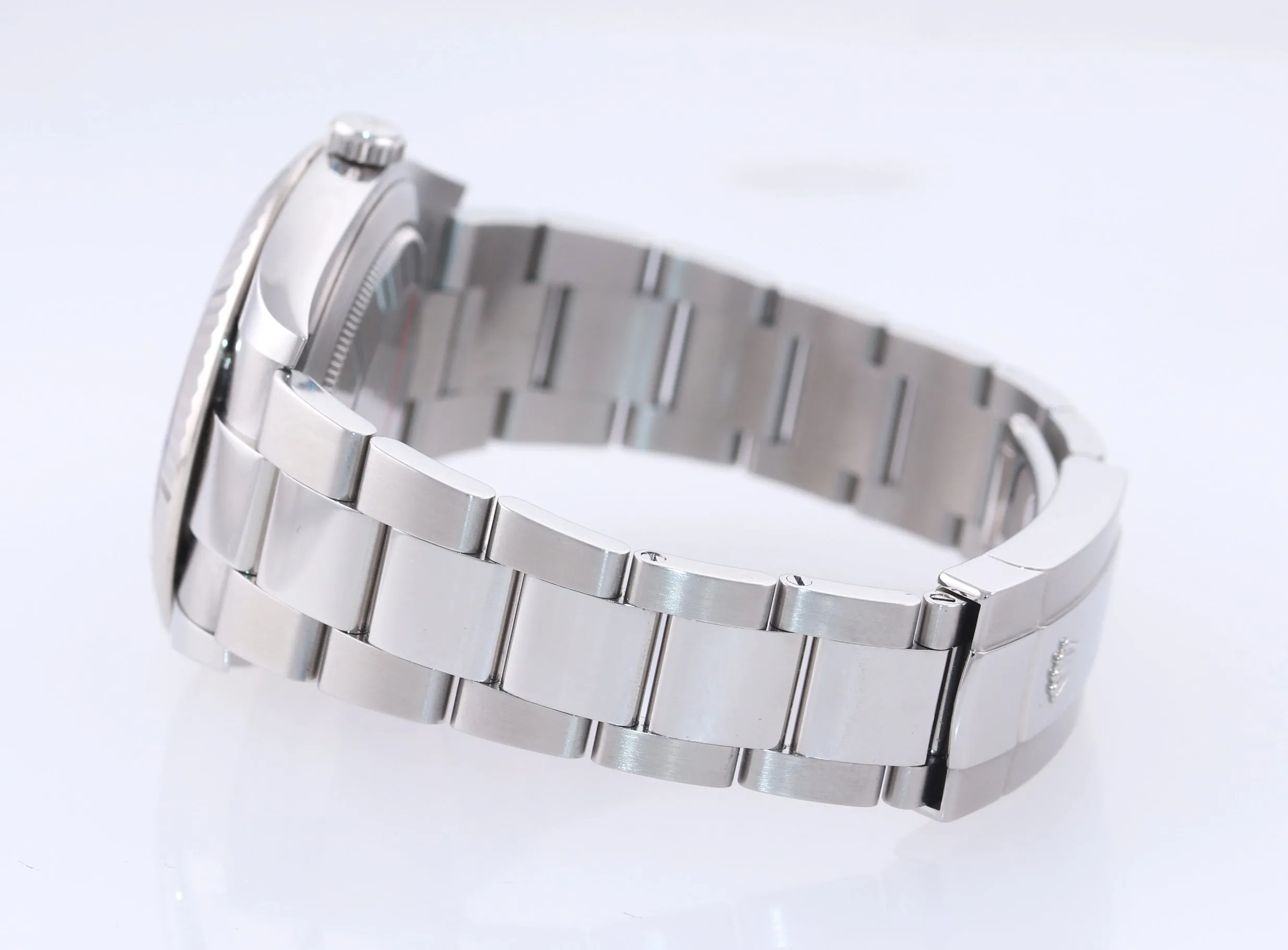 PAPERS NEW Rolex DateJust 41 126334 Blue Stick Steel White Gold Fluted Watch Box