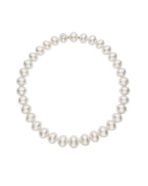 Paspaley Triangle Pearl Strand Necklace | 14-16mm Triangle Pearls and Paspaley Signature Diamond