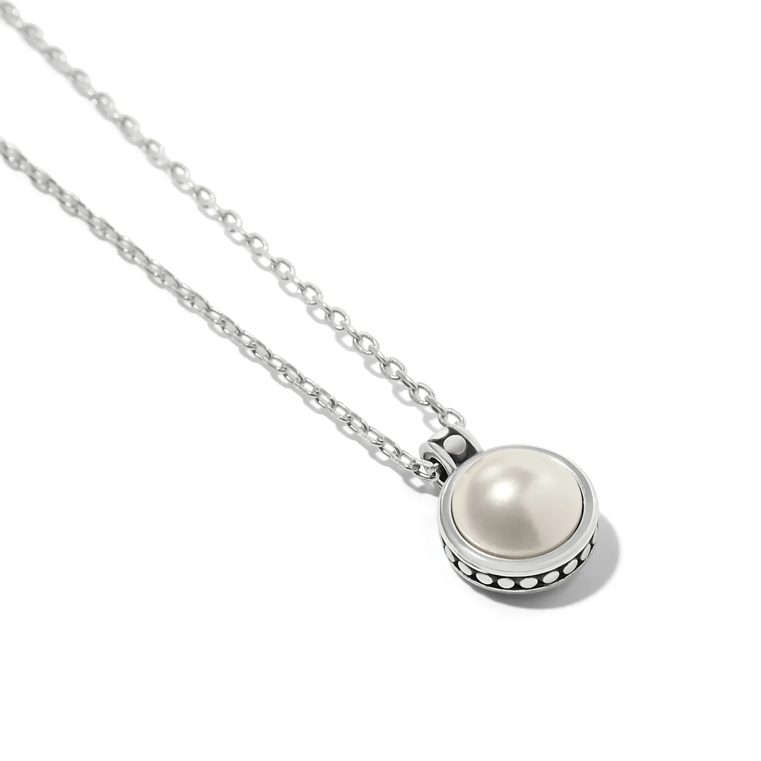 Pebble Dot Pearl Short Necklace - JM7425