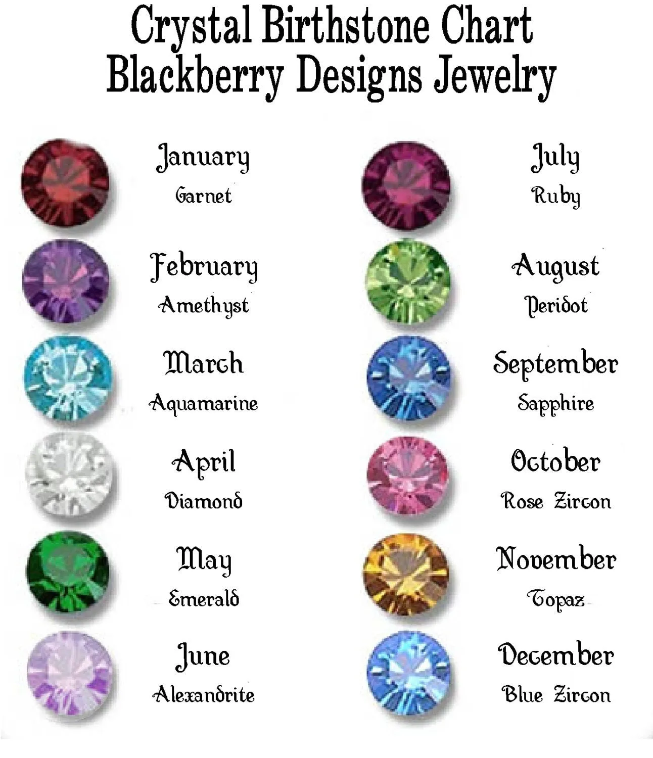 Personalized January Birthstone Heart Earrings