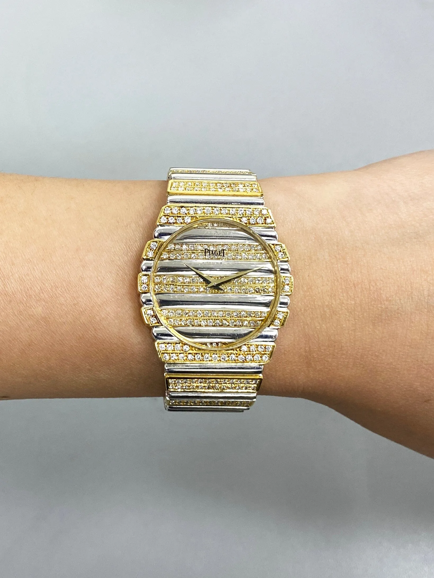 Piaget Polo 7561 C701 Diamond Two Tone Ladies Watch