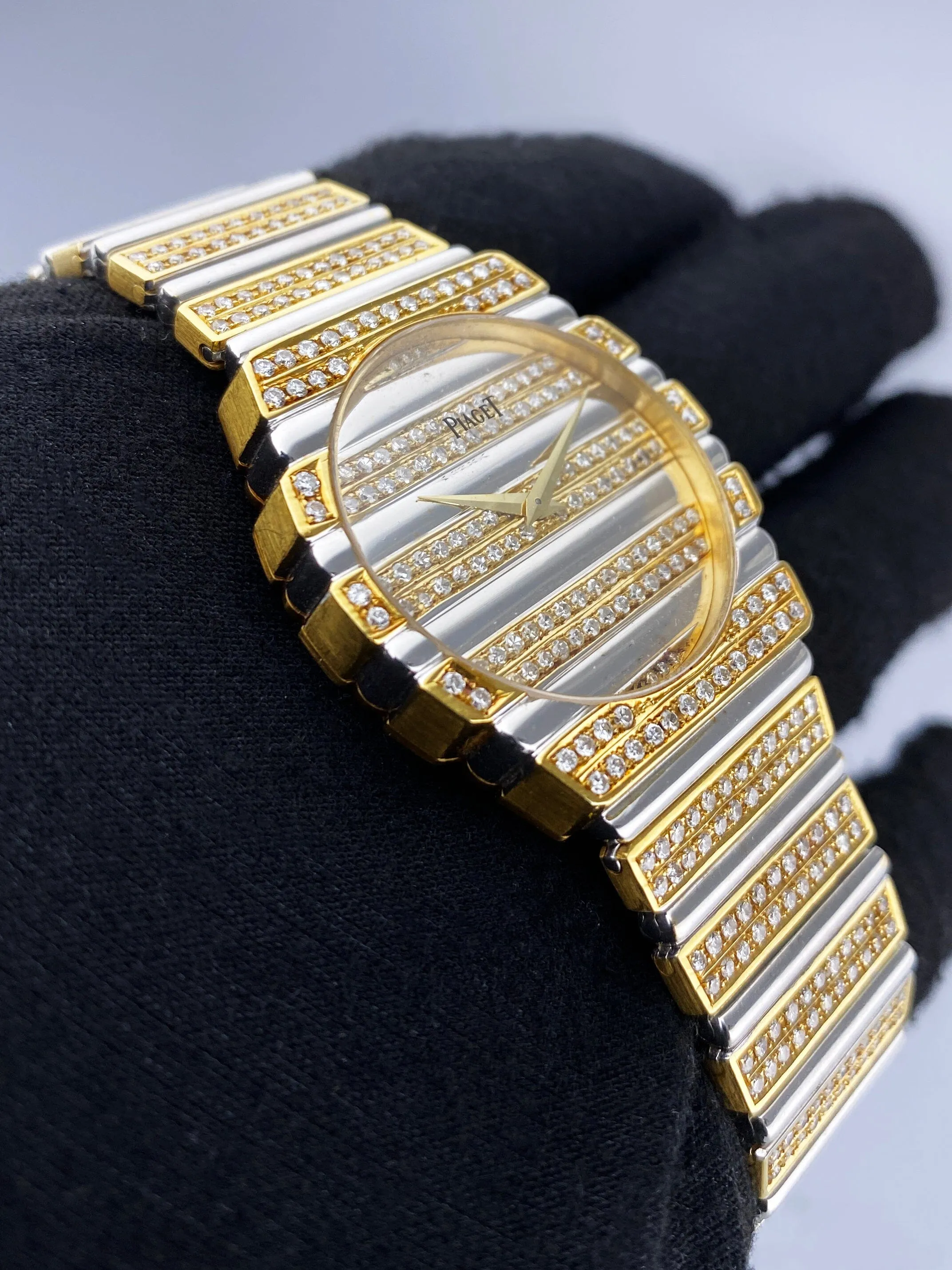 Piaget Polo 7561 C701 Diamond Two Tone Ladies Watch
