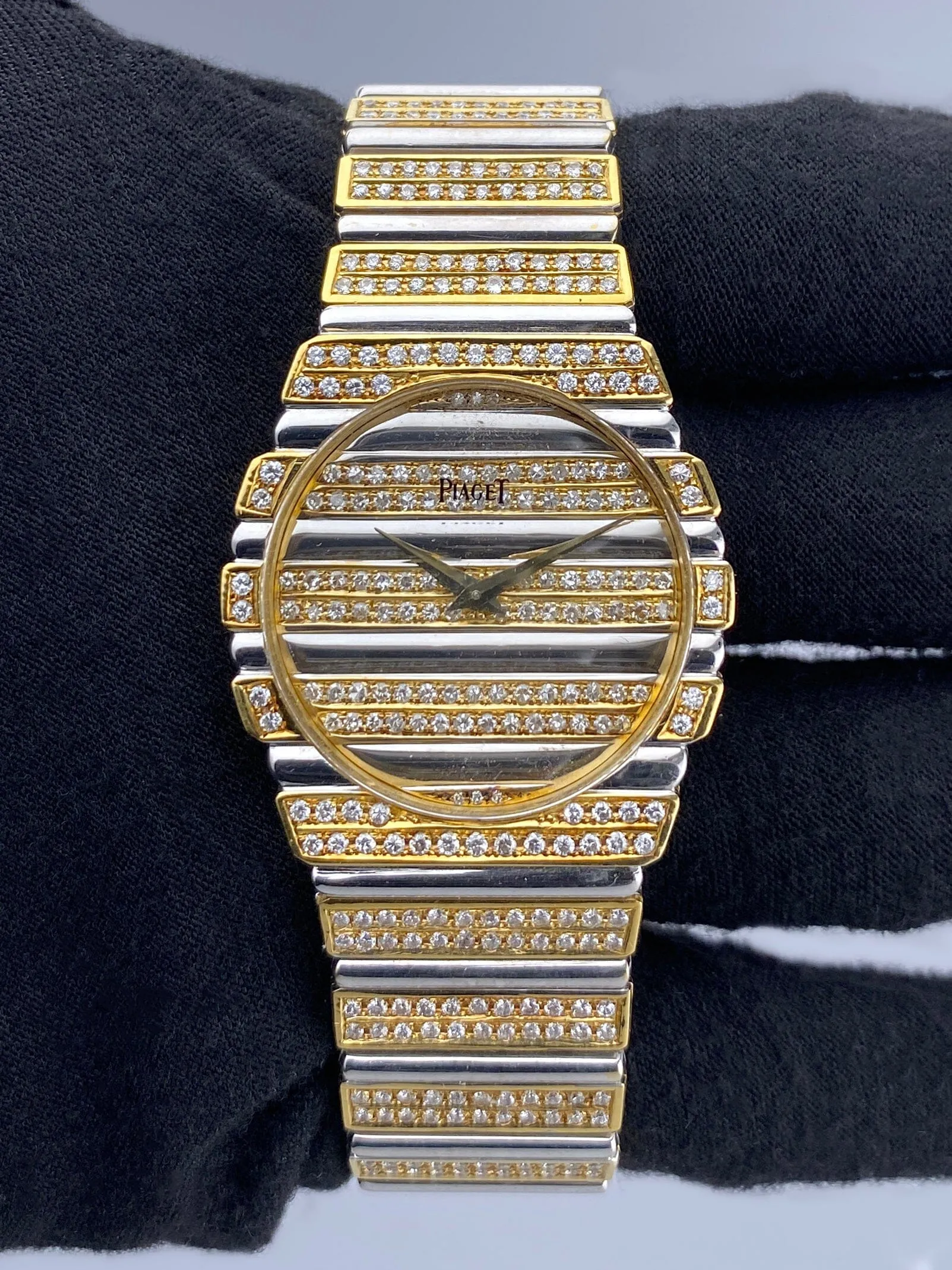 Piaget Polo 7561 C701 Diamond Two Tone Ladies Watch