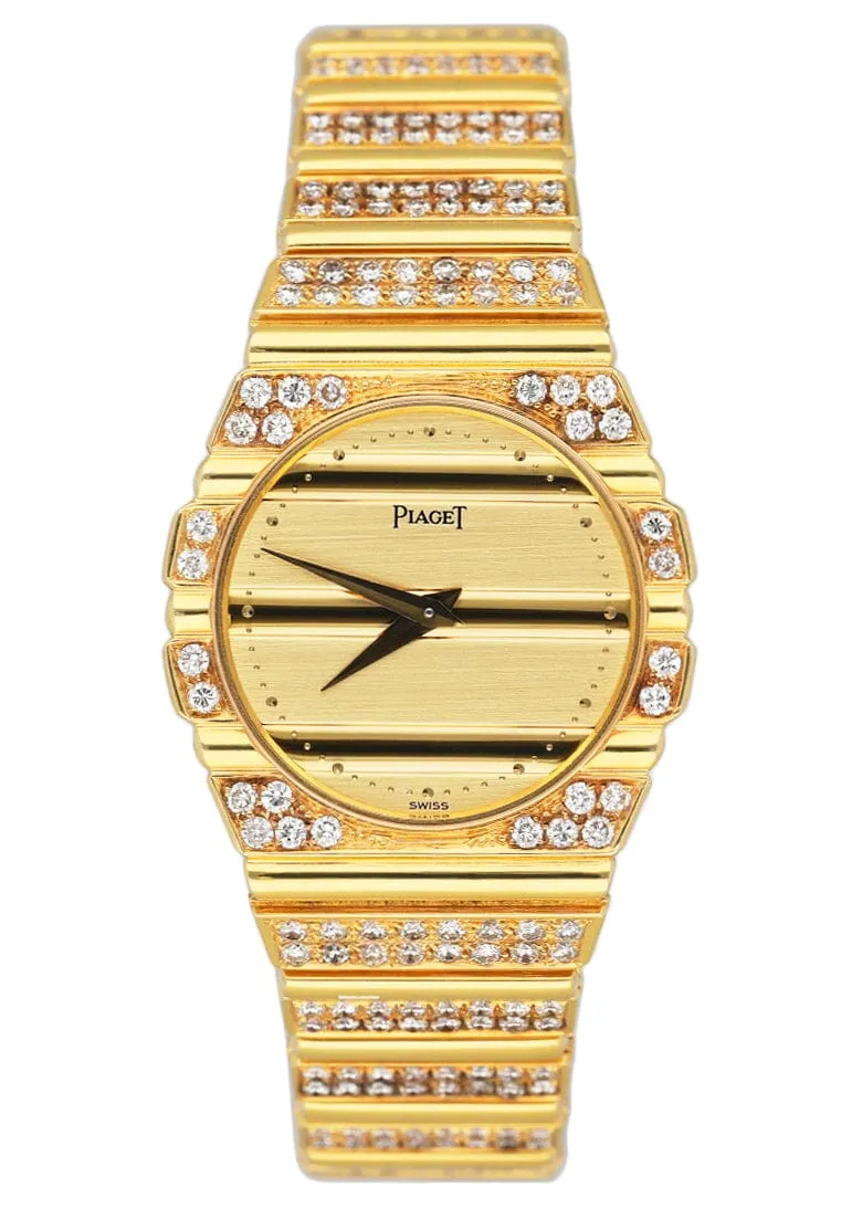 Piaget Polo 761 C701 Diamond 18K Yellow Gold Ladies Watch