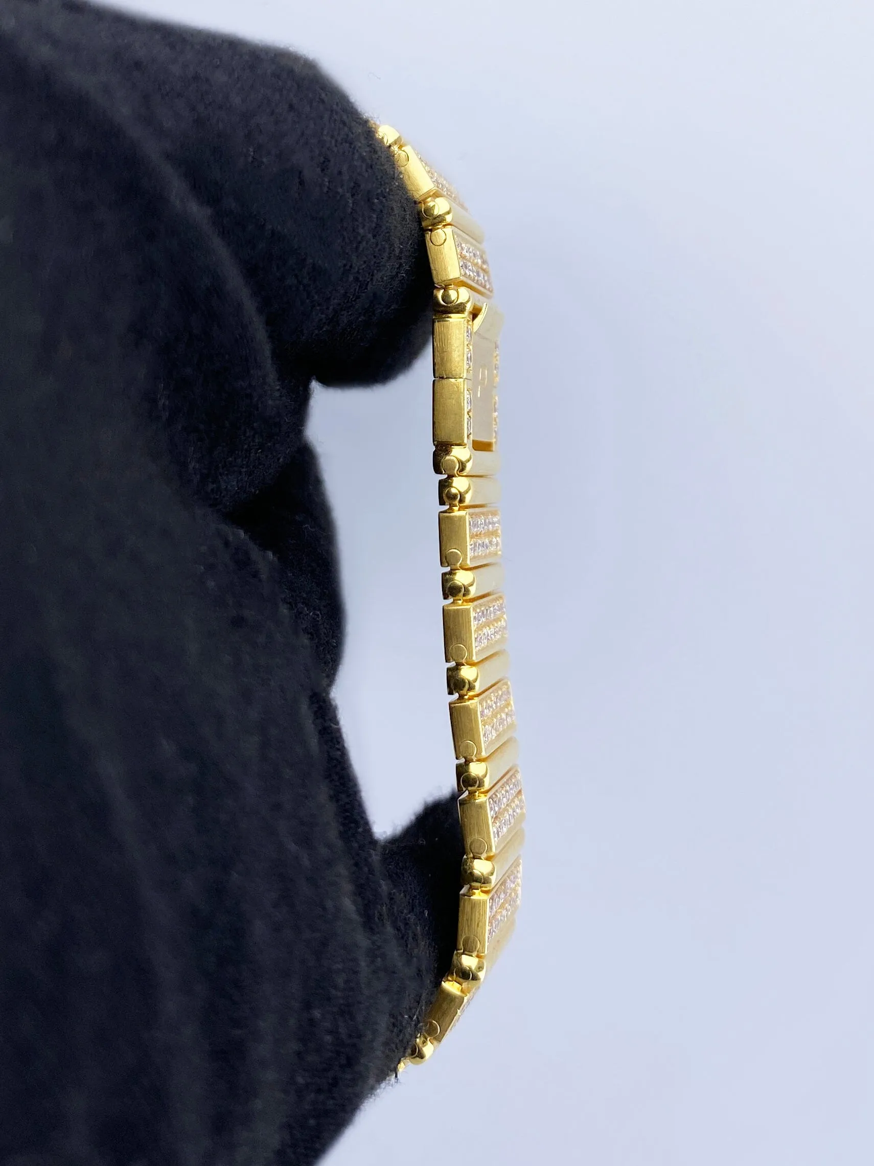 Piaget Polo 761 C701 Diamond 18K Yellow Gold Ladies Watch
