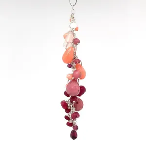 Pink Ombre Gradient Gemstone Necklace