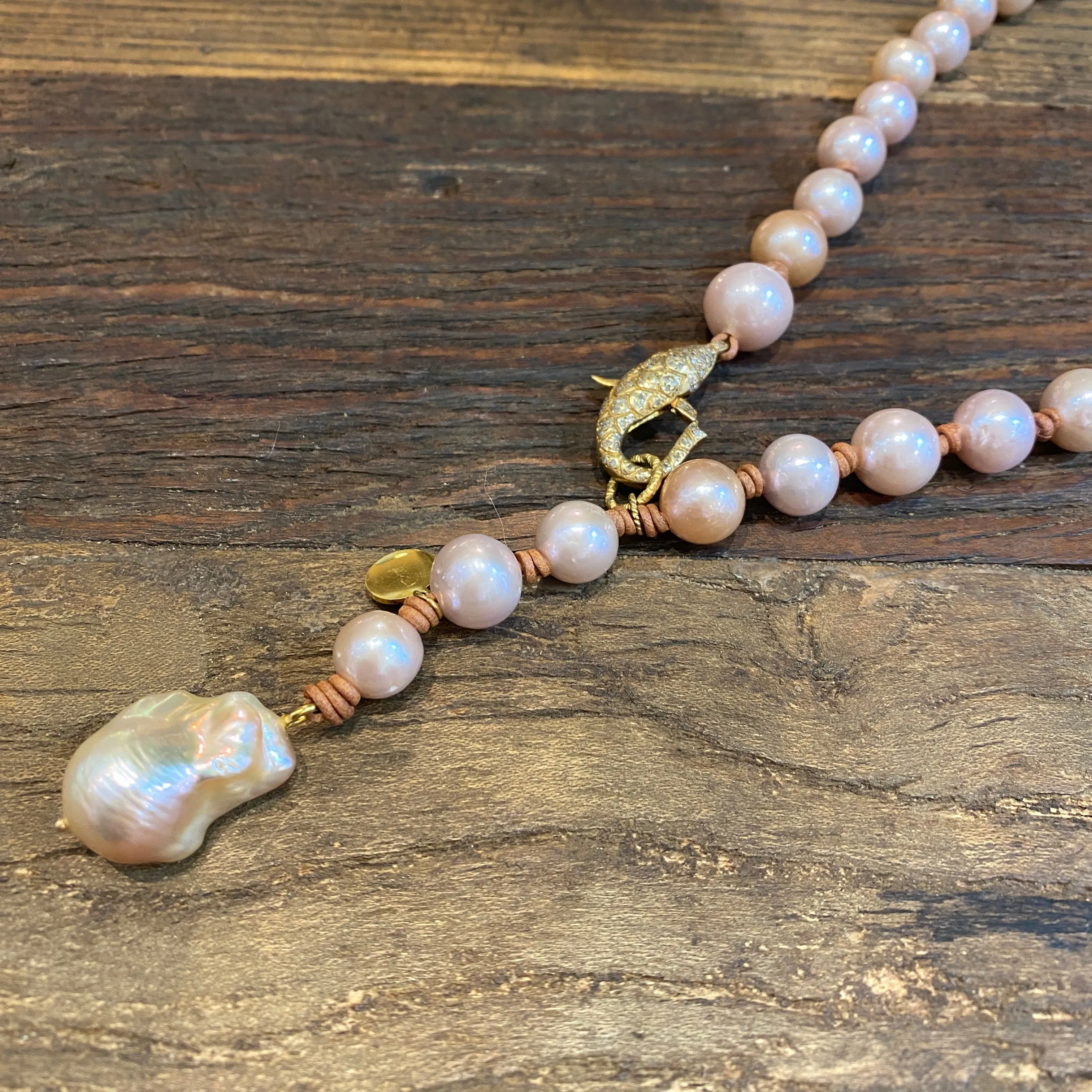 Princess Necklace w/ Vermeil Clasp