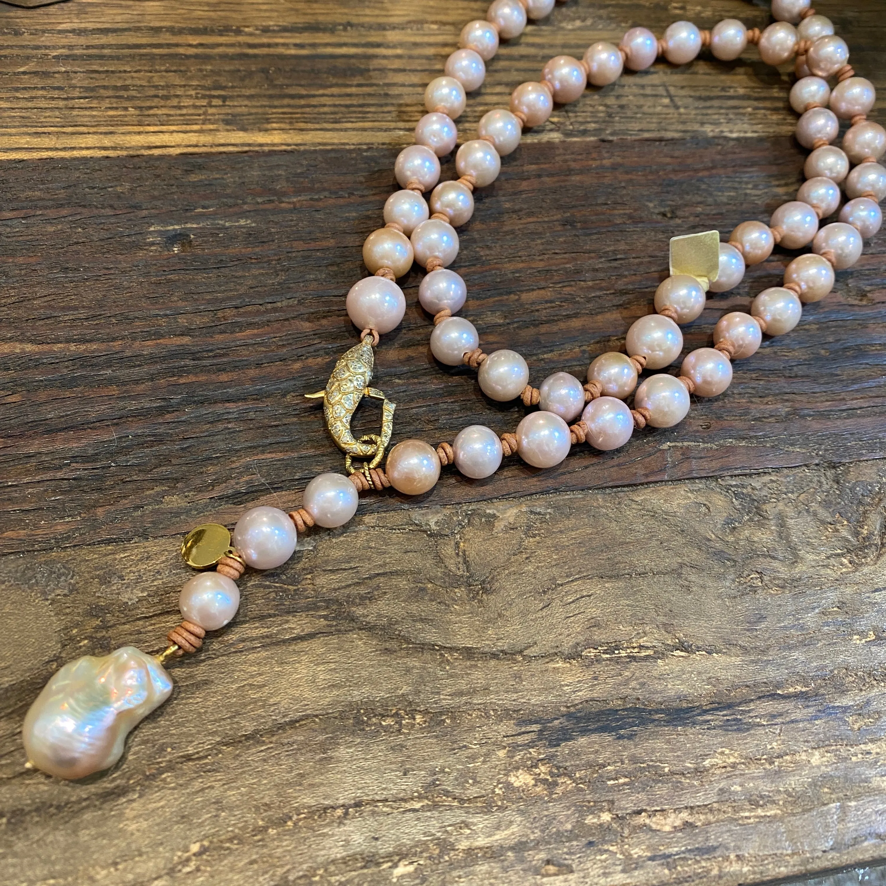Princess Necklace w/ Vermeil Clasp