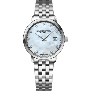 Raymond Weil Toccata 29mm MOP Diamond index Steel