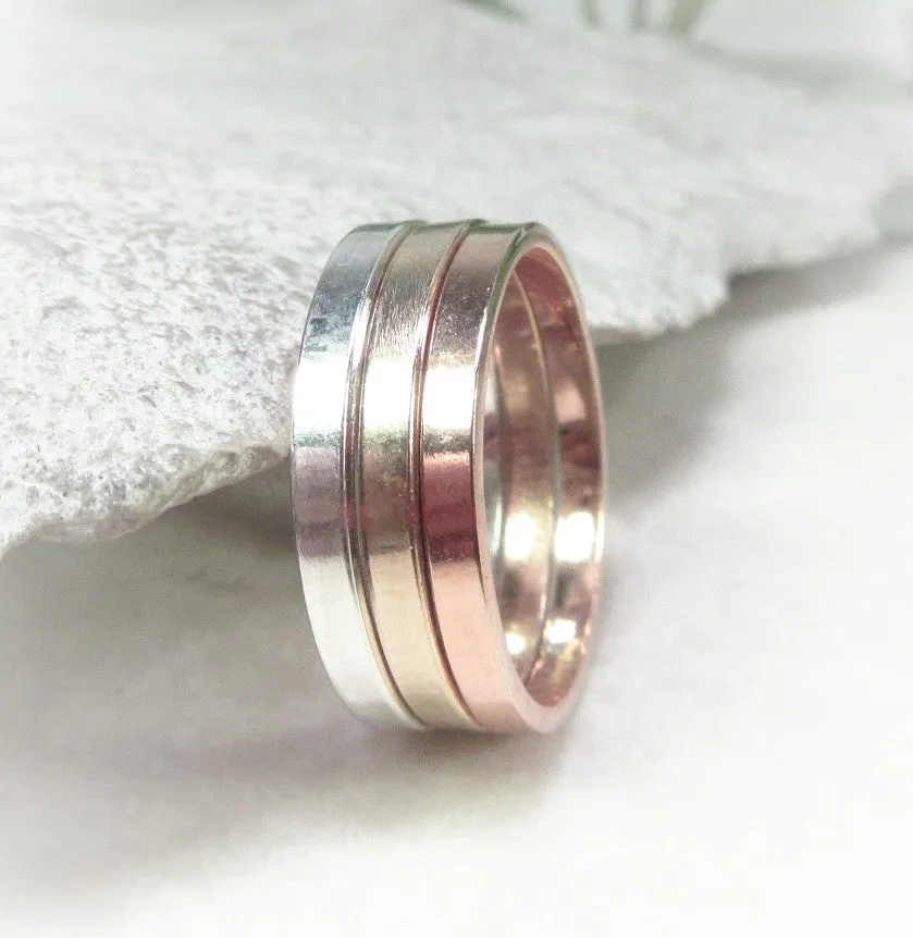 Ring Blanks - 4mm, Plain, Choose Your Metal and Size