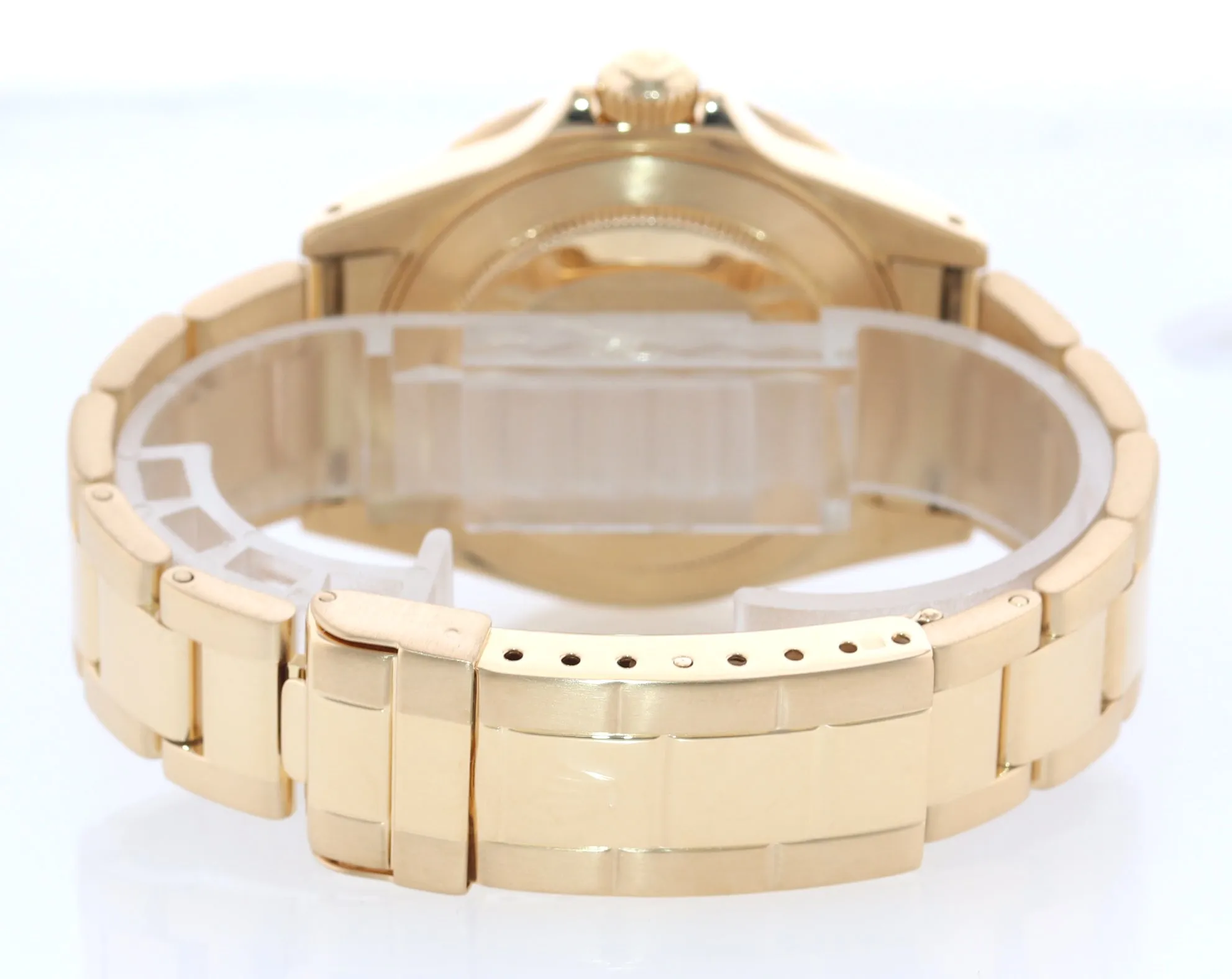 Rolex 16618 Submariner 18K Yellow Gold Blue 40MM Sunburst Dial Watch Box