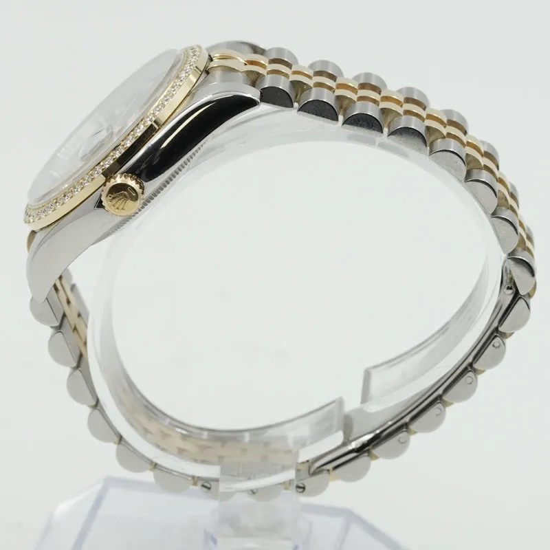 Rolex Datejust 116233 Two-Tone Black Dial and Diamond Bezel Circa 2007